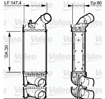 Chladič turba VALEO 818853