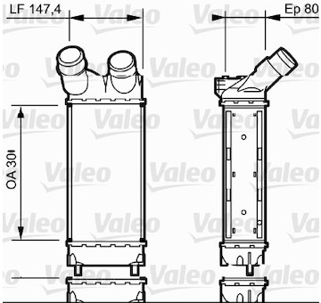 Chladič turba VALEO 818866