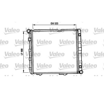 Chladič, chlazení motoru VALEO 819387