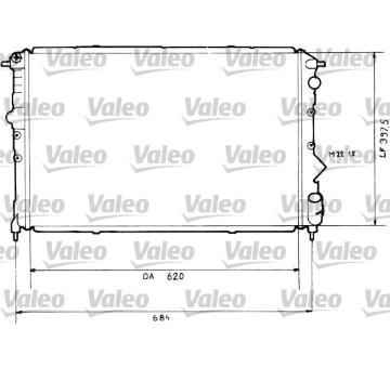 Chladič, chlazení motoru VALEO 819431