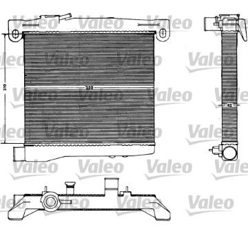 Chladič, chlazení motoru VALEO 883428