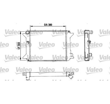 Chladič, chlazení motoru VALEO 883464