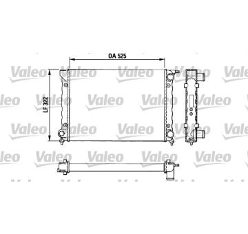 Chladič, chlazení motoru VALEO 883727