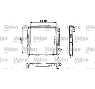 Chladič, chlazení motoru VALEO 883729
