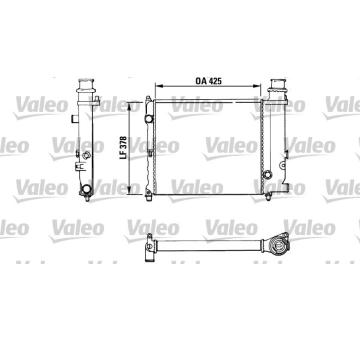 Chladič, chlazení motoru VALEO 883774