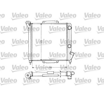 Chladič, chlazení motoru VALEO 883959