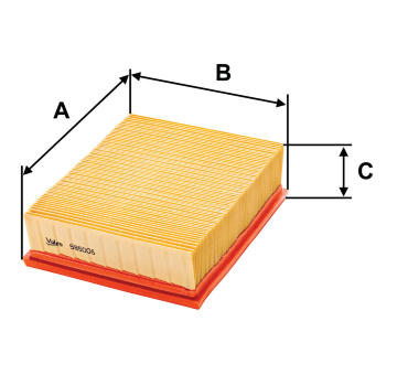 Vzduchový filter VALEO 585006