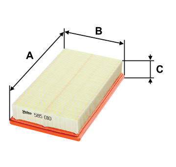 Vzduchový filter VALEO 585010