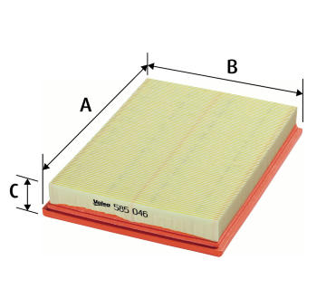 Vzduchový filter VALEO 585046