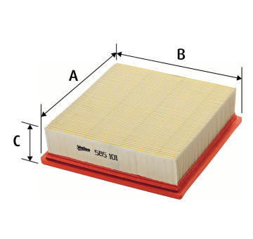 Vzduchový filter VALEO 585101
