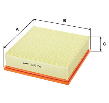 Vzduchový filter VALEO 585116