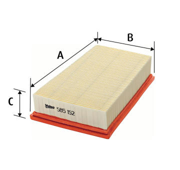 Vzduchový filter VALEO 585152