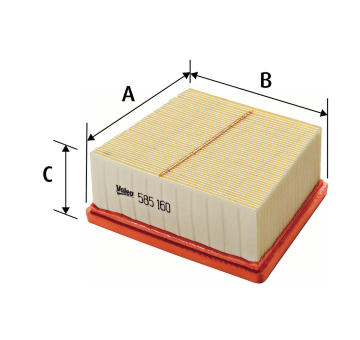 Vzduchový filter VALEO 585160