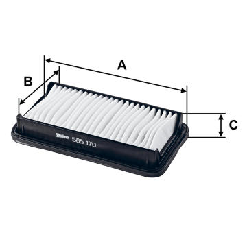 Vzduchový filter VALEO 585170