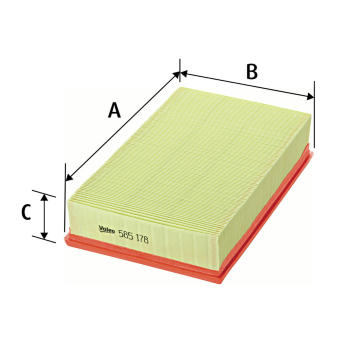 Vzduchový filter VALEO 585178