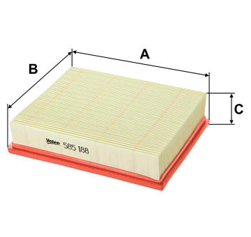 Vzduchový filtr VALEO 585188
