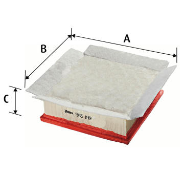 Vzduchový filter VALEO 585199