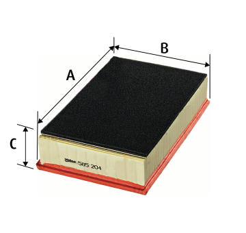 Vzduchový filter VALEO 585204