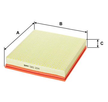Vzduchový filter VALEO 585224