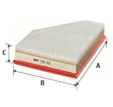 Vzduchový filter VALEO 585401