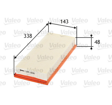 Vzduchový filtr VALEO 585050