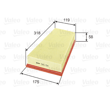 Vzduchový filtr VALEO 585164