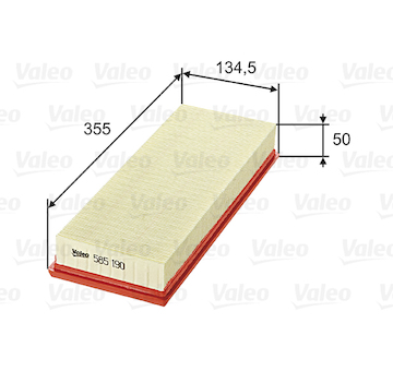 Vzduchový filtr VALEO 585190