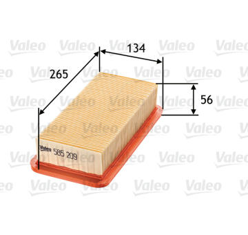 Vzduchový filter VALEO 585209