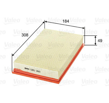 Vzduchový filter VALEO 585360