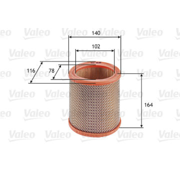 Vzduchový filter VALEO 585602