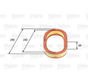 Vzduchový filtr VALEO 585640