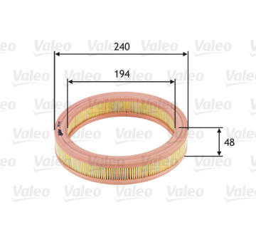 Vzduchový filtr VALEO 585691