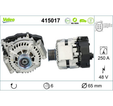 Generátor startéru VALEO 415017