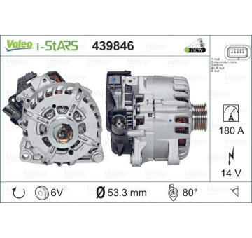 Generátor startéru VALEO 439846