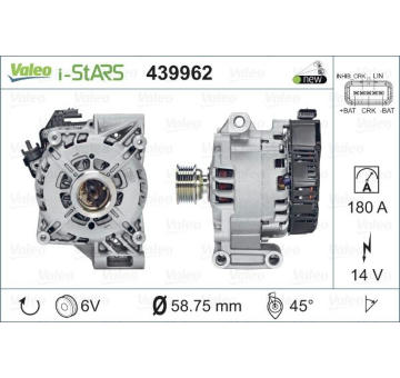 Generátor startéru VALEO 439962