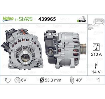 Generátor startéru VALEO 439965