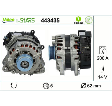 Generátor startéru VALEO 443435