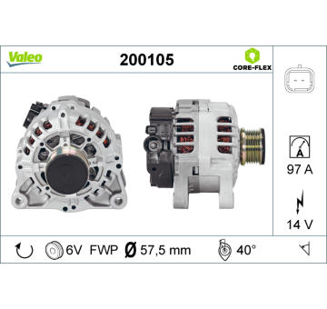 generátor VALEO 200105