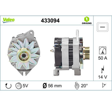 Alternátor VALEO 433094