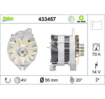 generátor VALEO 433457