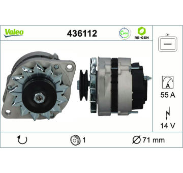 generátor VALEO 436112