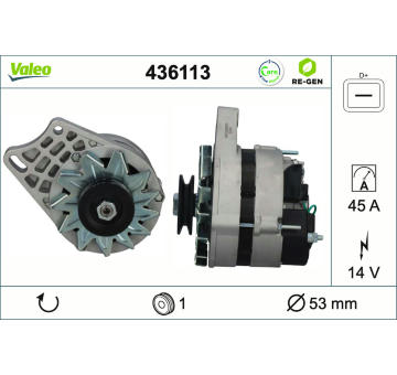 generátor VALEO 436113