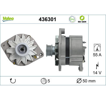 generátor VALEO 436301