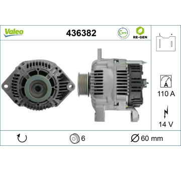 generátor VALEO 436382