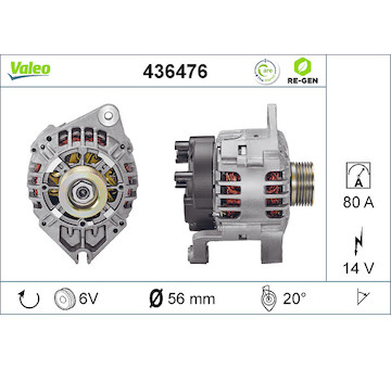 generátor VALEO 436476