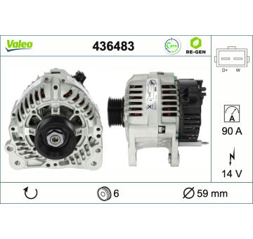 generátor VALEO 436483