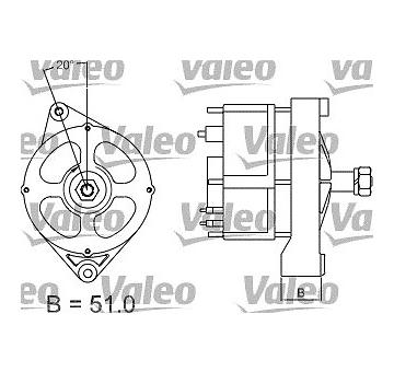 generátor VALEO 436590