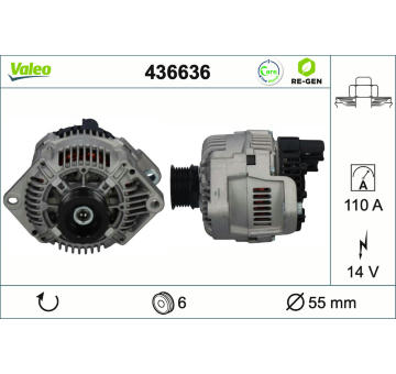 generátor VALEO 436636