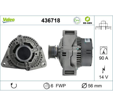 generátor VALEO 436718