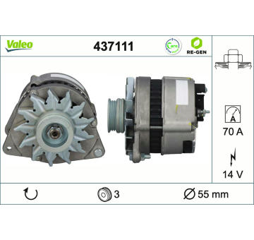 generátor VALEO 437111